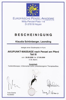 APM Kursbestätigung